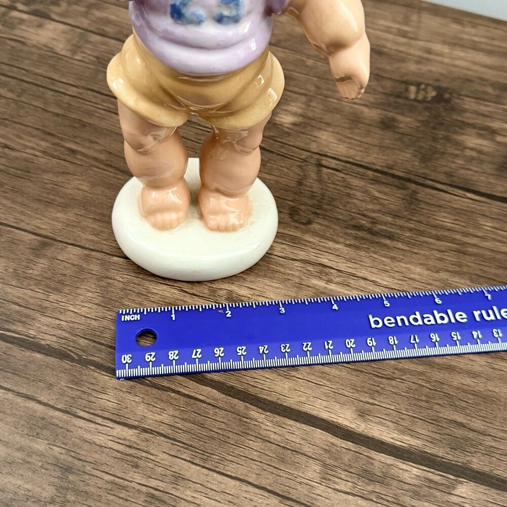 Vintage Cabbage Patch Kids | Girl | Softball | Purple Shirt | Blue Hat | 8.5x3.5 - Picture 12 of 12